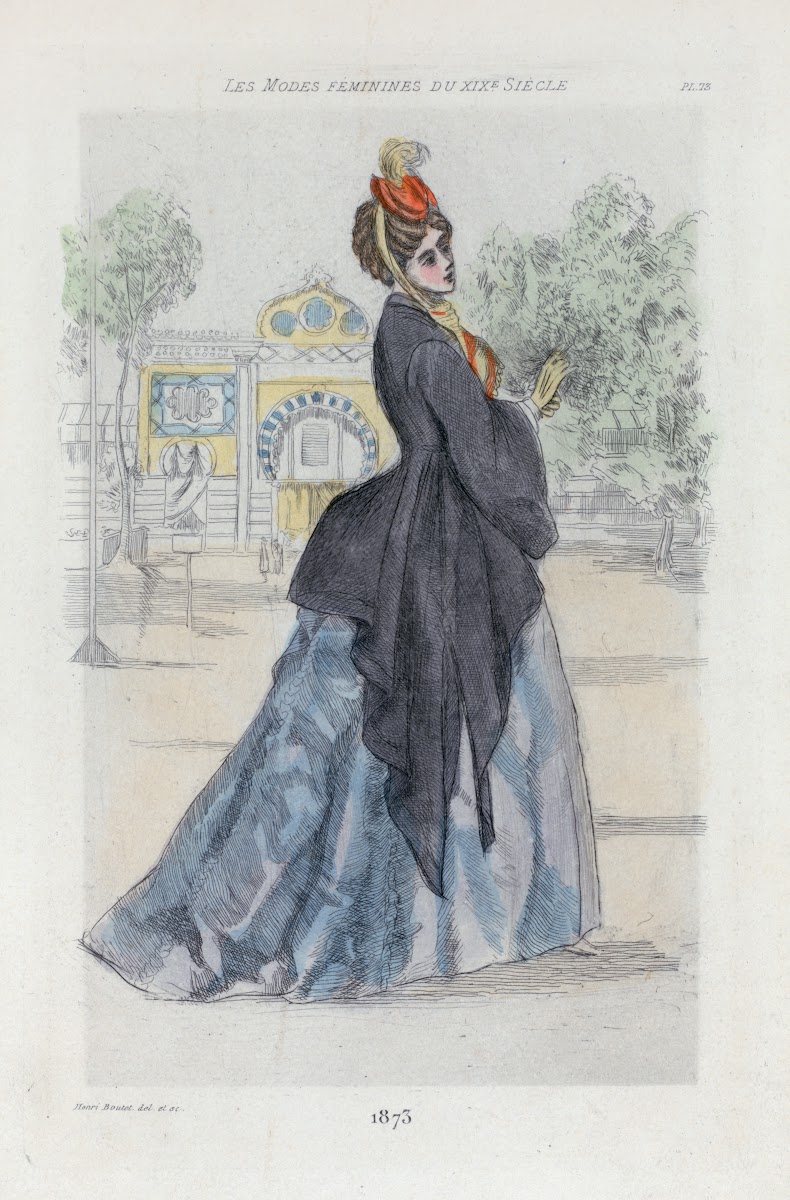 1873 Womens fashion in nineteenth century Paris 1902