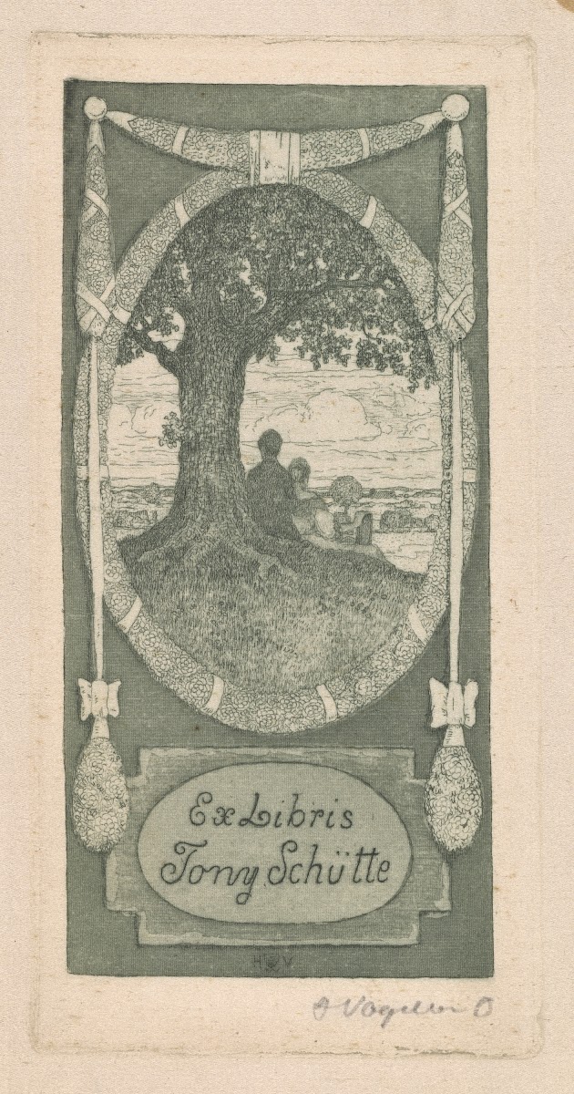 Ex Libris Tony Schütte 1905