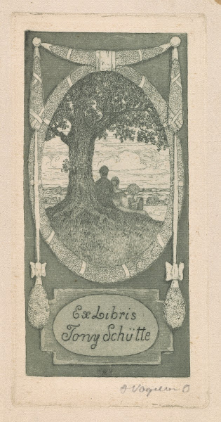 Ex Libris Tony Schütte 1905
