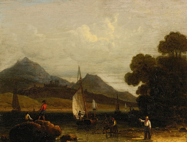 Fishermen At Work 1838