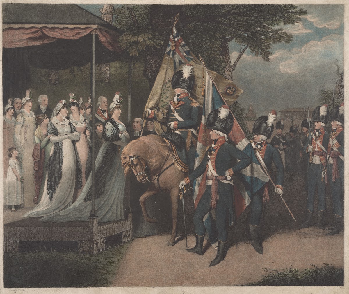 The Presentation of Colours to the Kensington Volunteers 1801