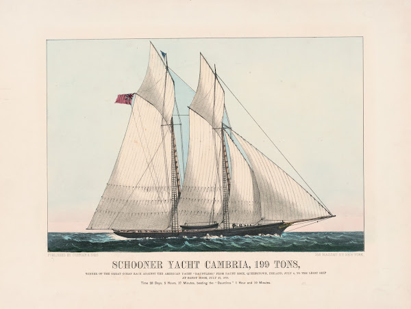 Schooner yacht Cambria 199 tons