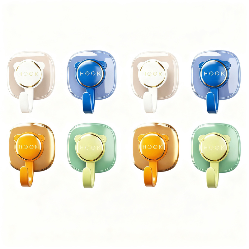 Self-adhesive wall hook, load-bearing