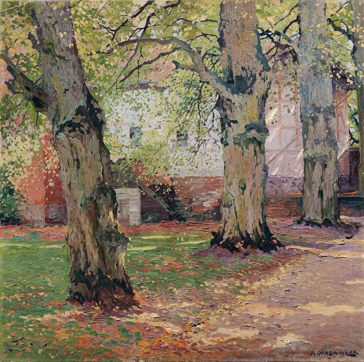 Herbstlicher Park 1907