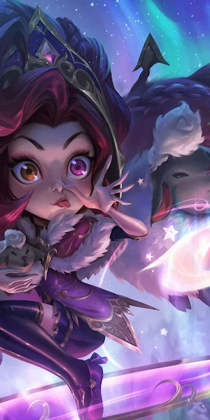 LOL League of Legends Twilight Star Spirit Zoe Zoe Polaris Watcher 4k Wallpaper Background