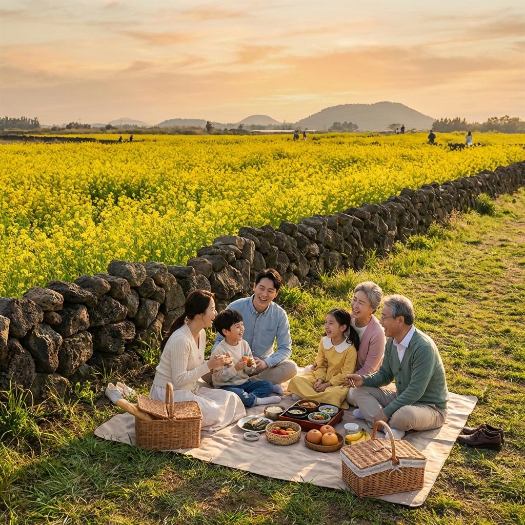 현지인 추천! 북적임 없이 즐기는 제주 유채꽃 숨겨진 명소 (ft. 주변 맛집)