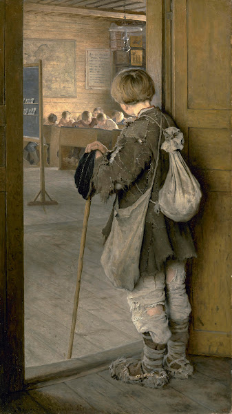 At the School Door 1897