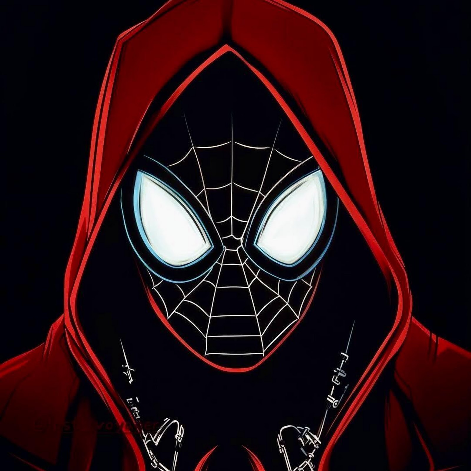 Download Miles Morales, Spider-Man, Marvel Comics, Superhero Full HD iPhone