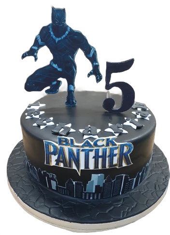 Avengers Black Panther Birthday Cake CB-NC442