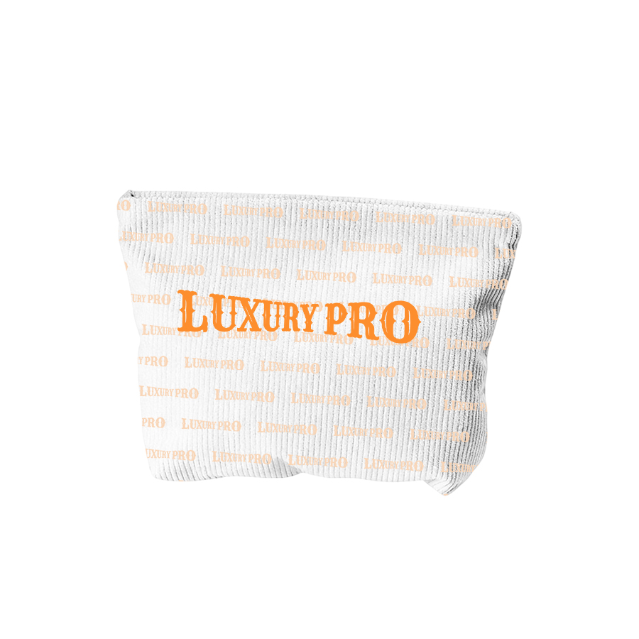 Hand Embroidered Corduroy Makeup Bag