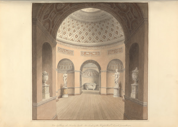 The Gallery at Newby Hall the Seat of the Right Honble Lord Grantham 1817
