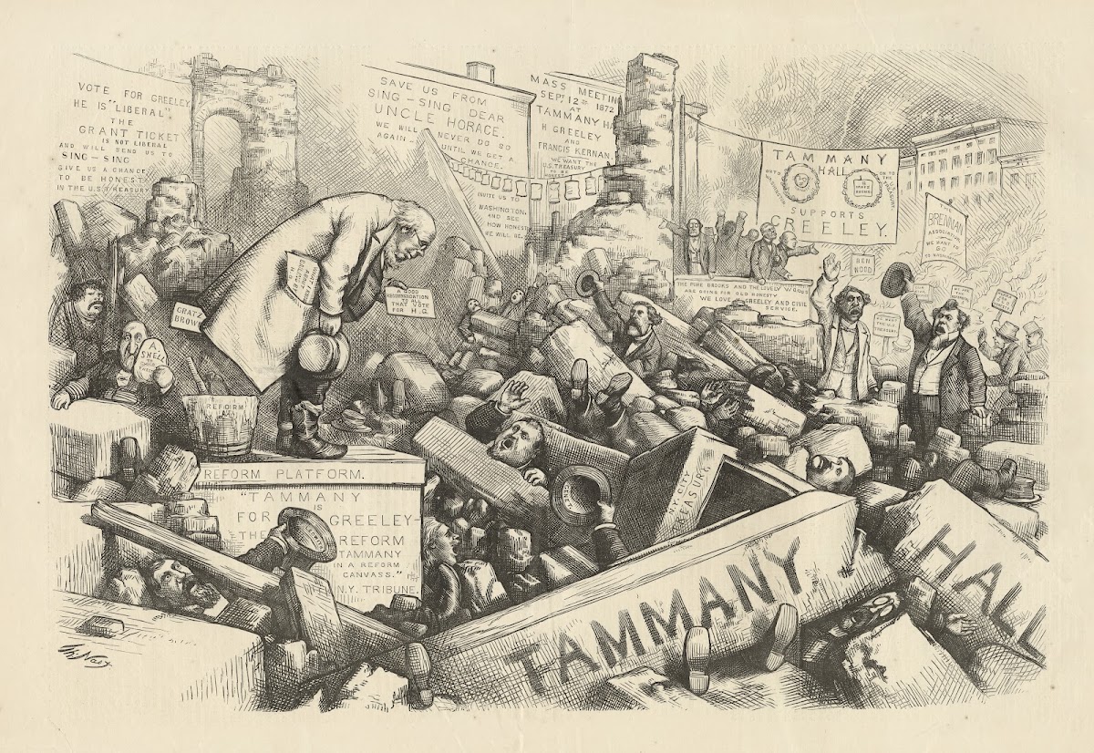 Old Honesty among the ruins of Tammany 1872