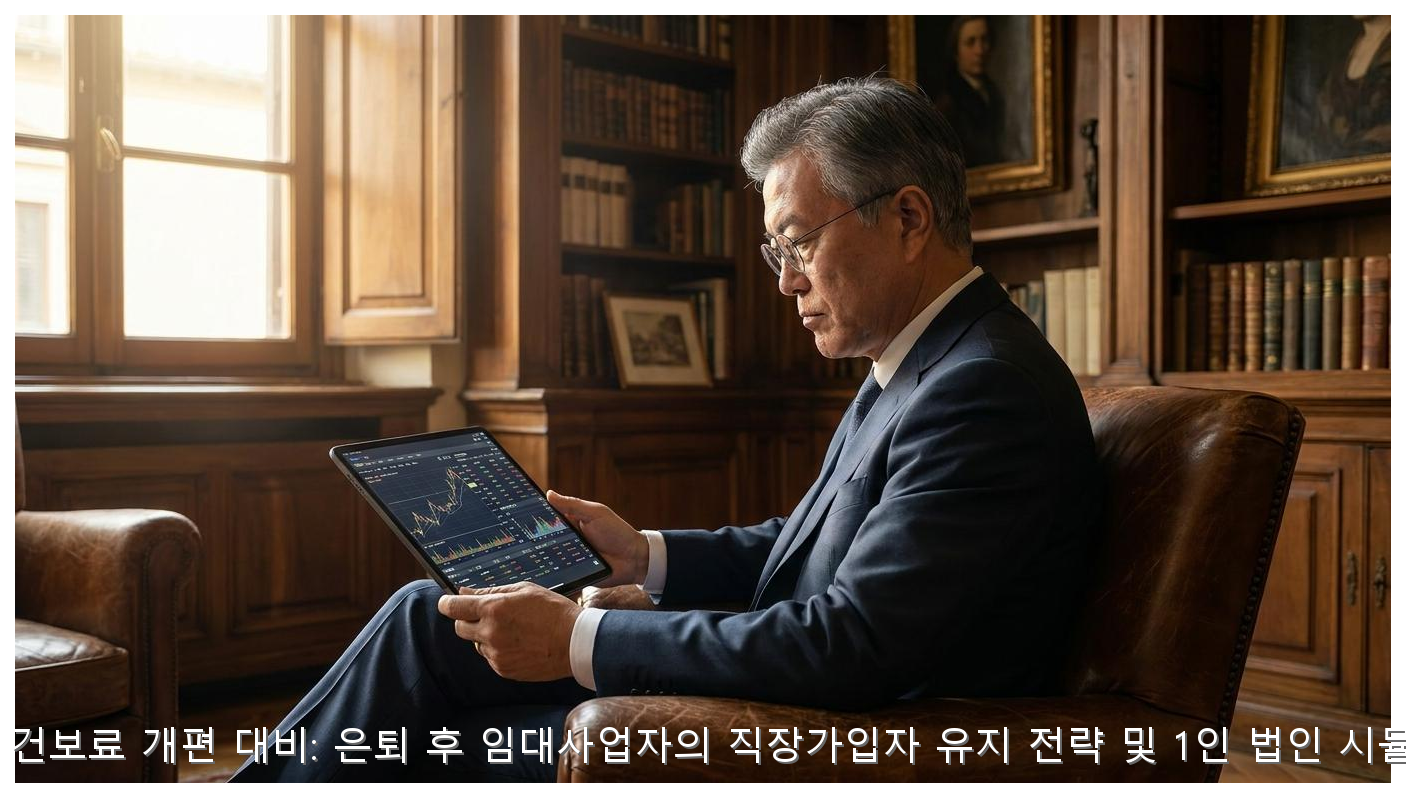 2026년 건보료 개편 대비: 1인 법인 설립 실익 분석 핵심 안내 및 분석 인포그래픽 (2)
