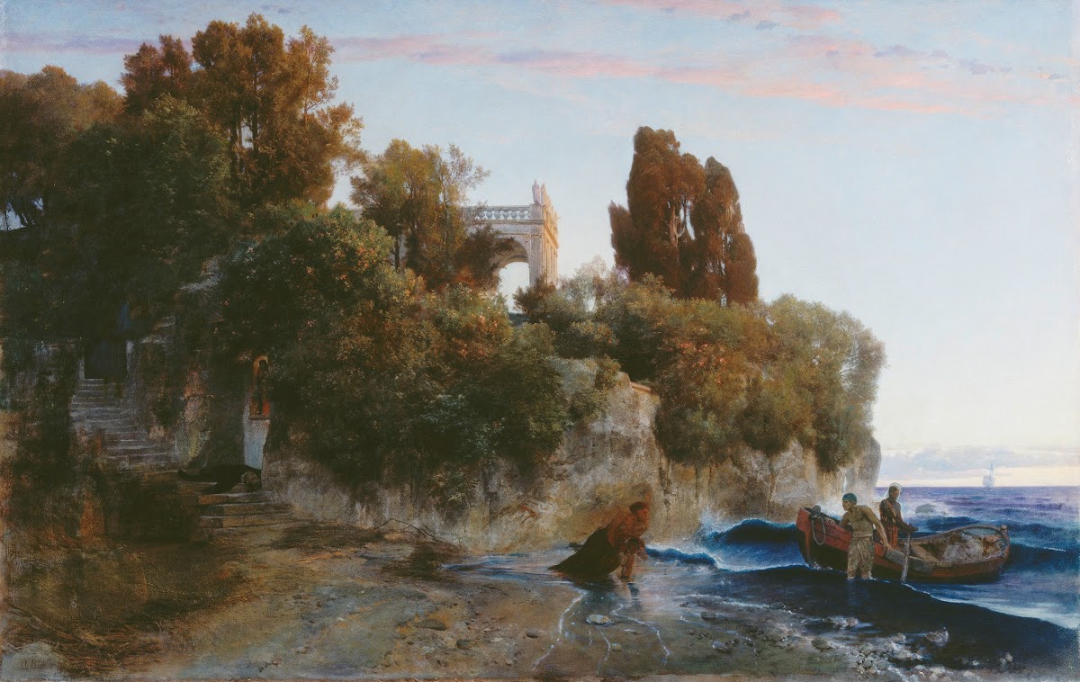 Castle by the sea  murder in the castle garden 1859