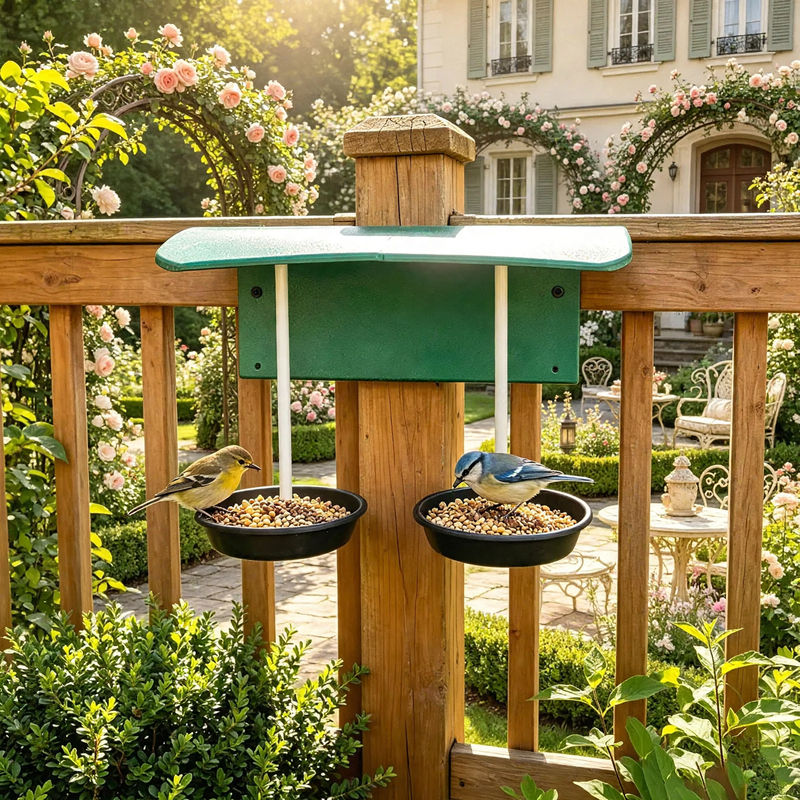 Weatherproof Plastic Bird Feeder for the Garden
