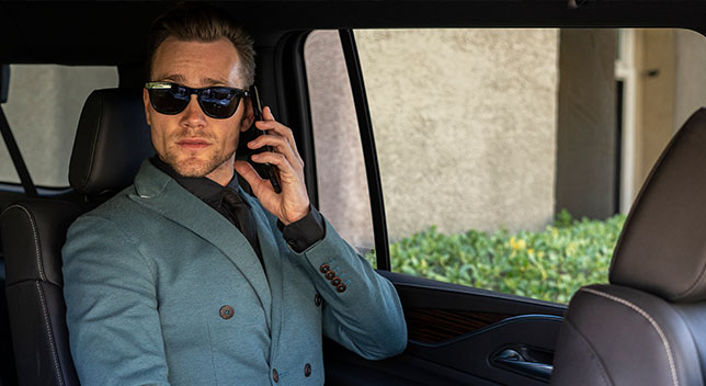 Luxury car service near Mercedes-Benz Stadium managing VIP transport from Four Seasons Hotel Atlanta