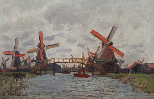 Mills at Westzijderveld near Zaandam 1871