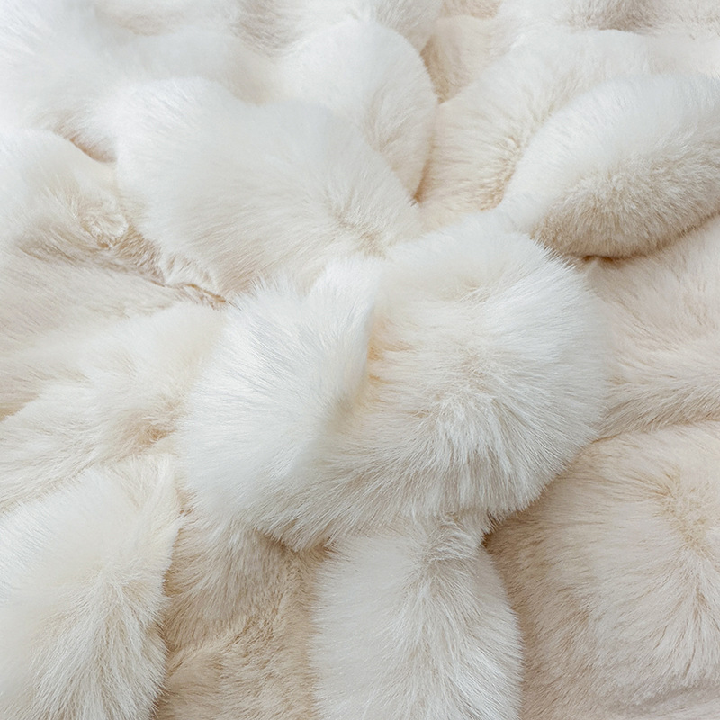 Winter Coral Fleece Bedding Set