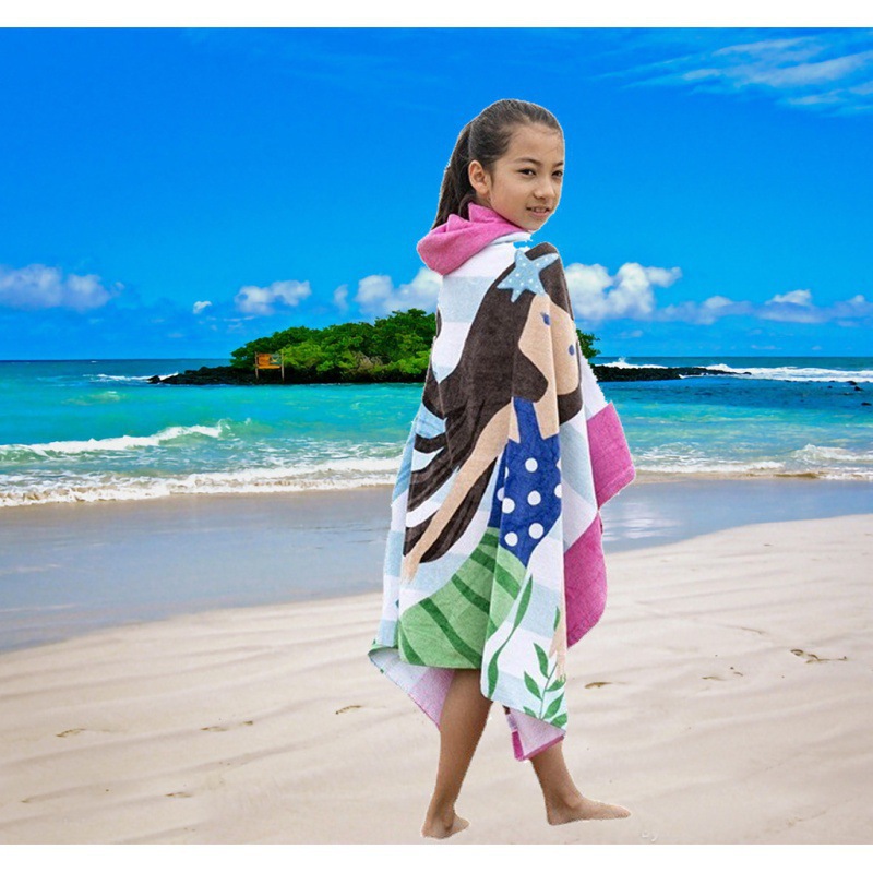 Hooded Towel, Microfiber, 127–160 cm