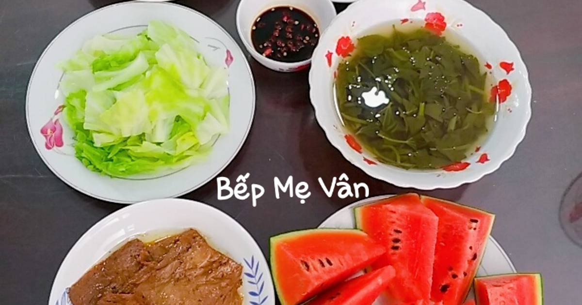 Mâm cơm chay 05