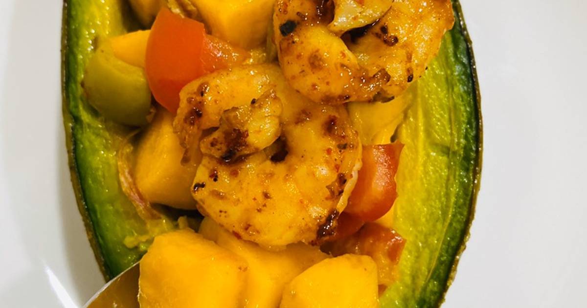 Salad 🥗: Bơ nướng - salad xoài 🥭