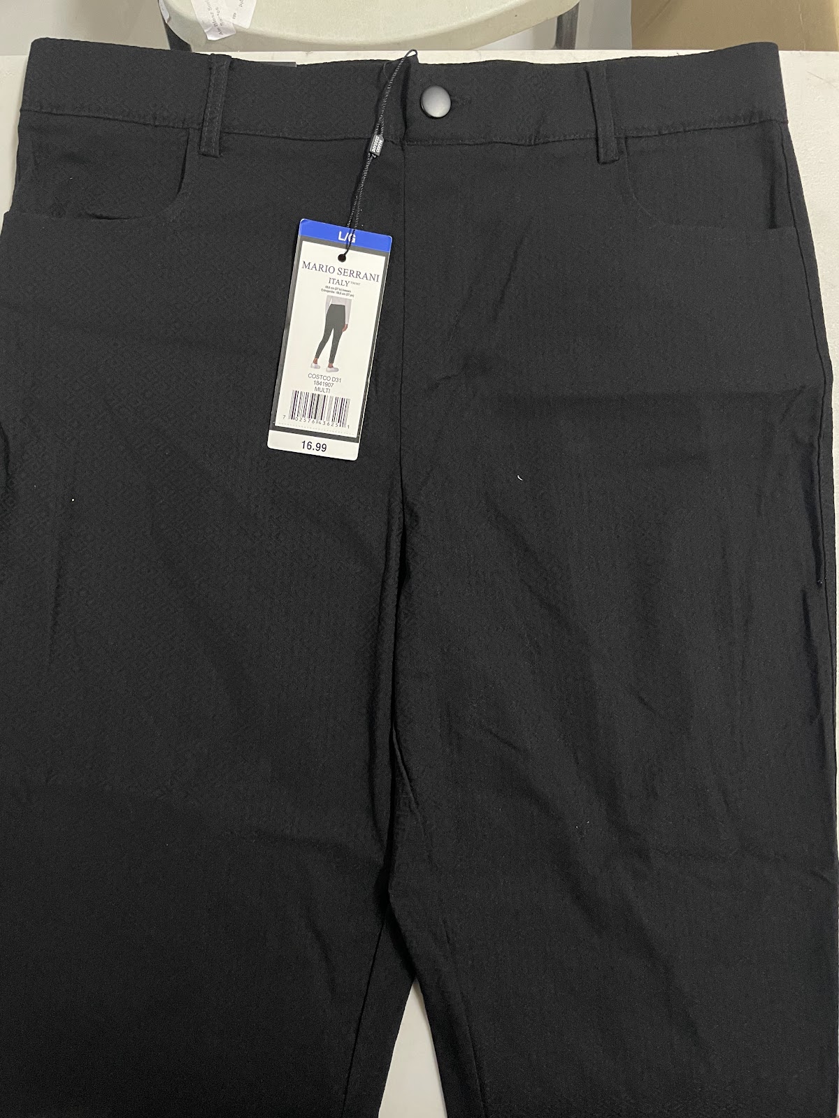 Mario Serrani Pants Black L #0744