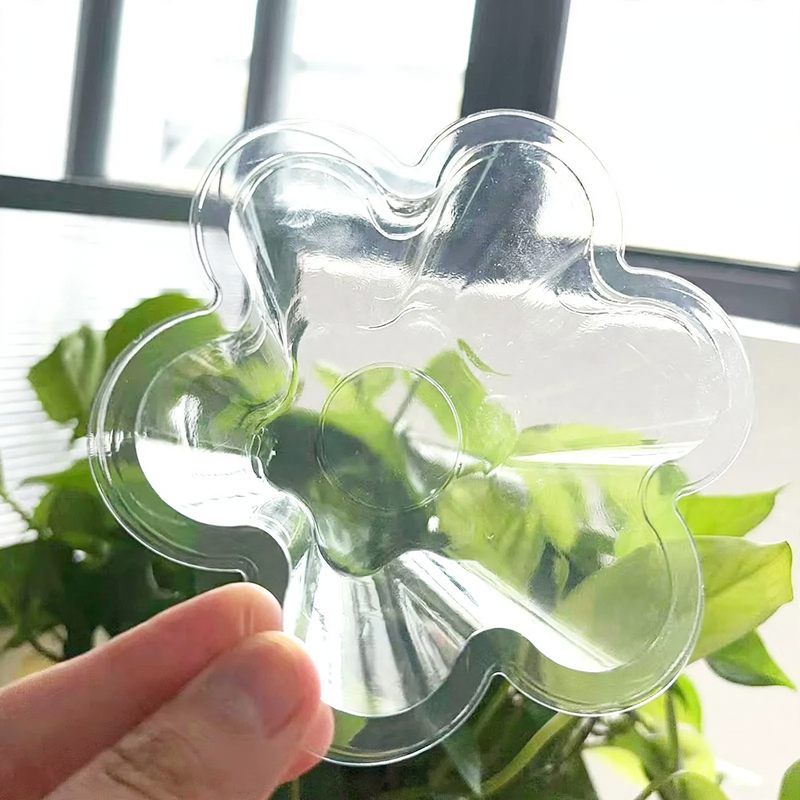 Disposable bowl made of PET, flower shape, 250 ml