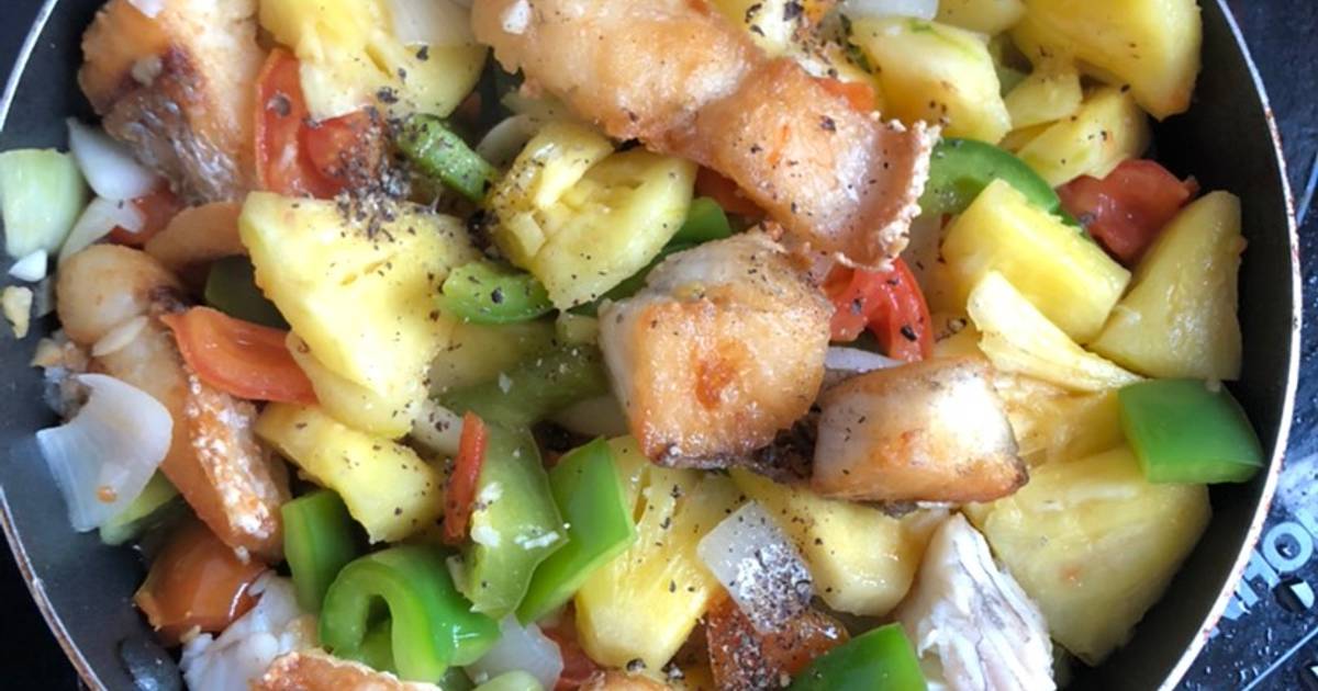 Cá chẽm xào chua ngọt