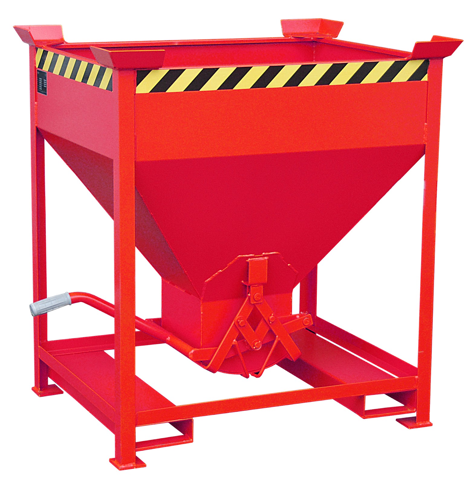 Silocontainer SG 375, gelakt, Vuurrood