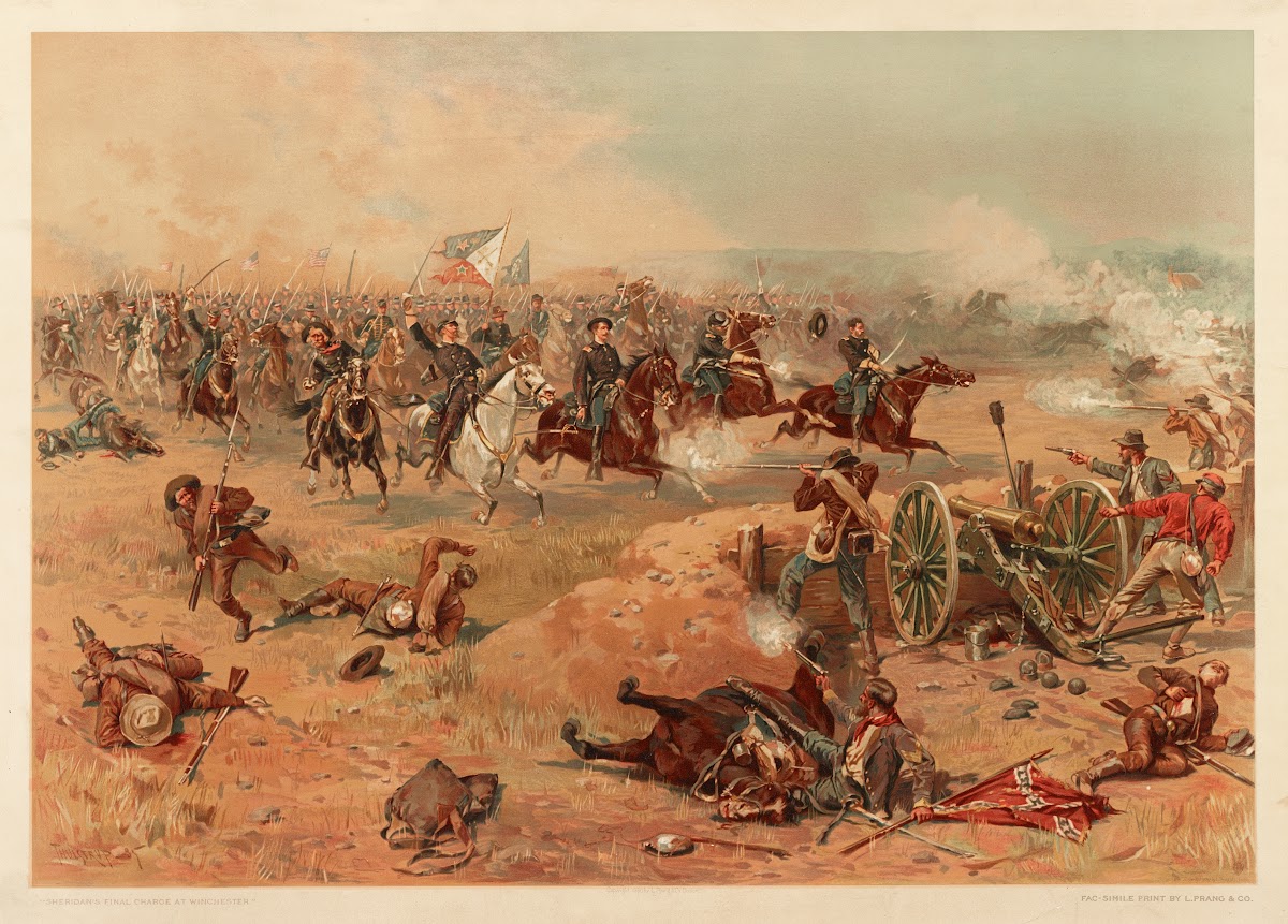 Sheridans final charge at Winchester 1886