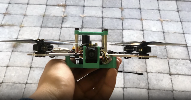 MK1E 4 inch drone — front view