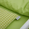 Children's replacement bedding set 3 el Twins Auro Print (calico) fitted sheet green