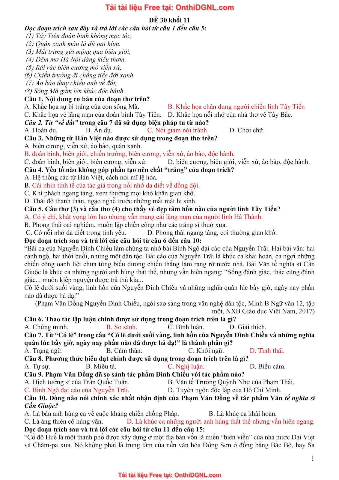 39 Đề ôn HSA - ĐỊnh tính