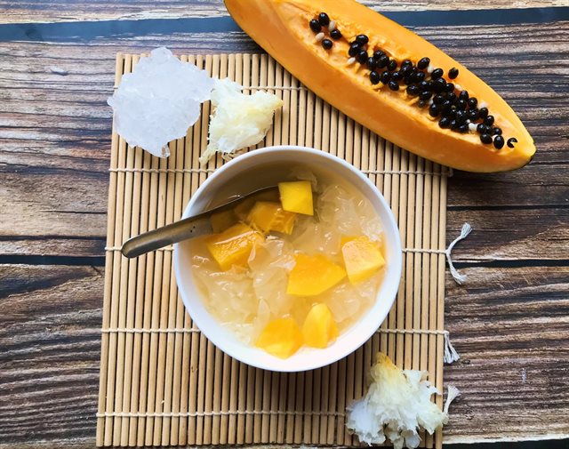 Chè Nấm Tuyết Đu Đủ Thanh Mát