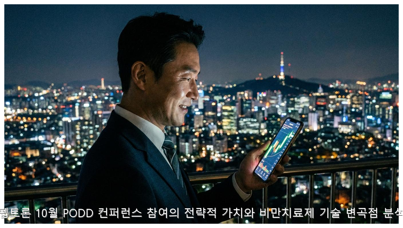 펩트론 10월 PODD 컨퍼런스 참여의 전략적 가치와 비만치료제 기술 변곡점 분석 핵심 안내 및 분석 인포그래픽 (7)