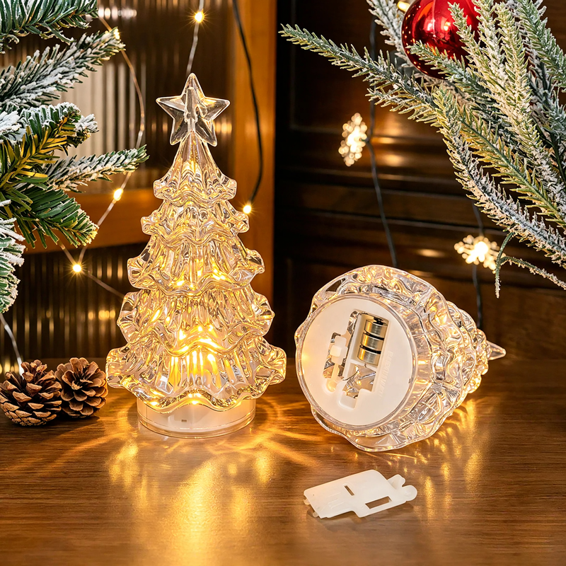 LED-Weihnachtsbaum-Nachtlicht mit Stern