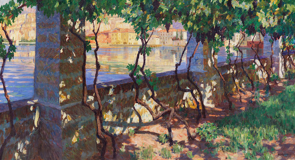 Pergola Des Café Paradiso In Torbole 1911