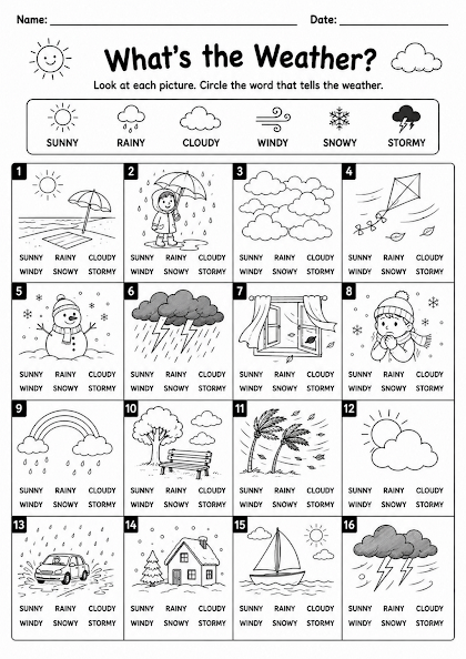 Weather Practice 2