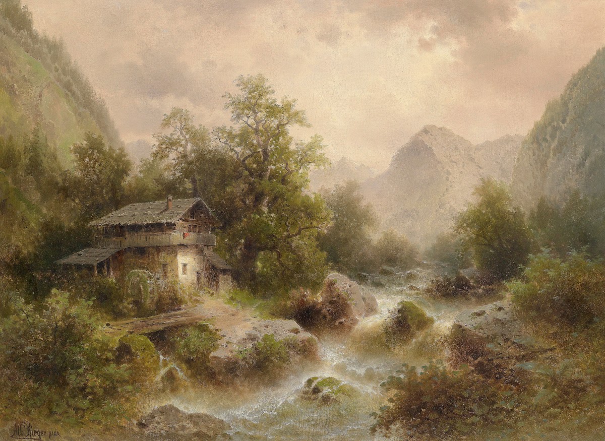 Mühle am Gebirgsbach