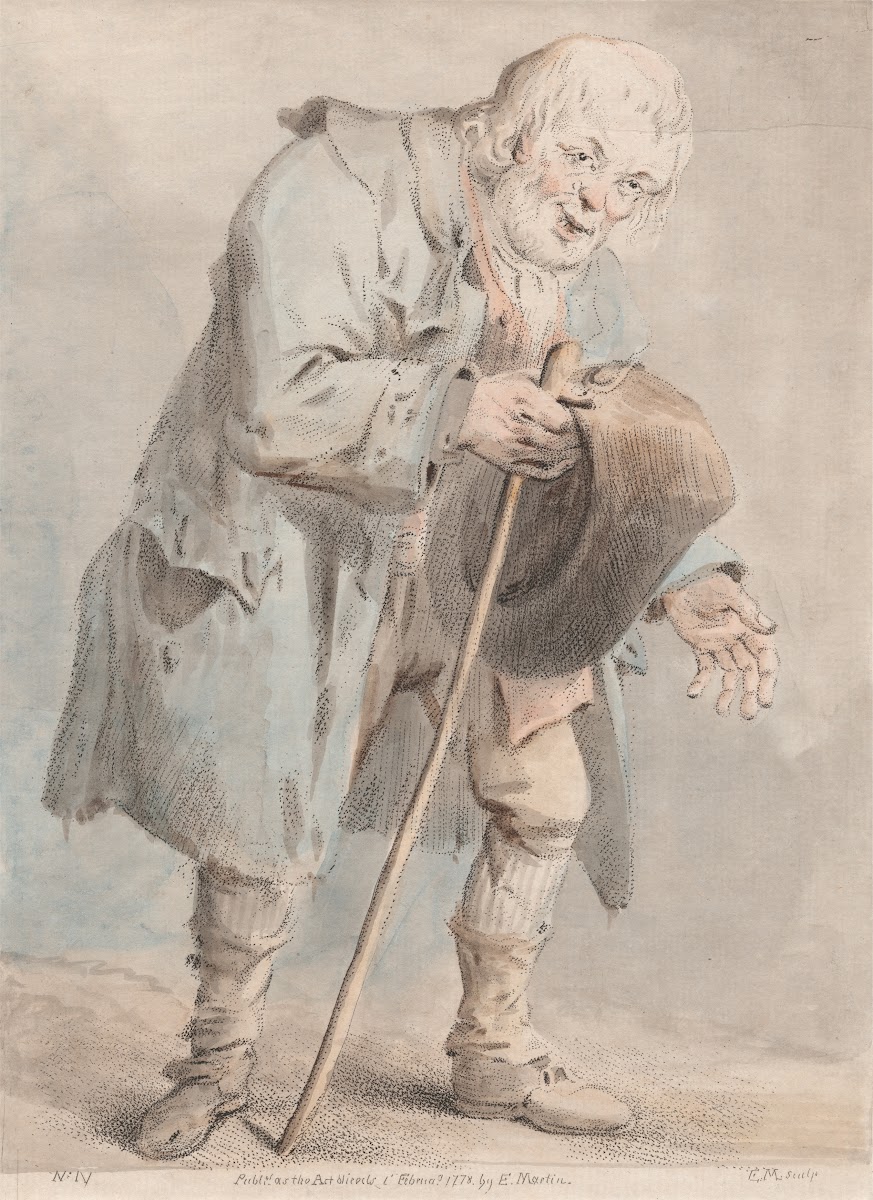 Old Man Begging 1778