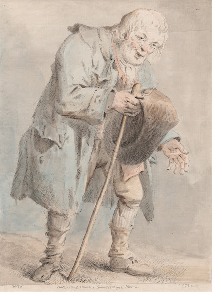 Old Man Begging 1778