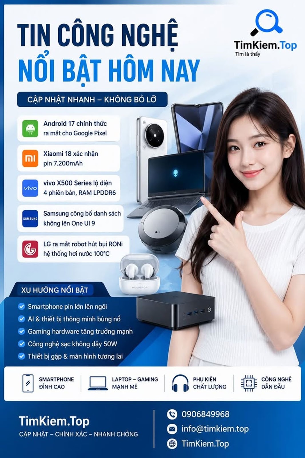 Điểm tin công nghệ nổi bật hôm nay trên Timkiem.top

#TinCôngNghệ #TimKiemTop #S...