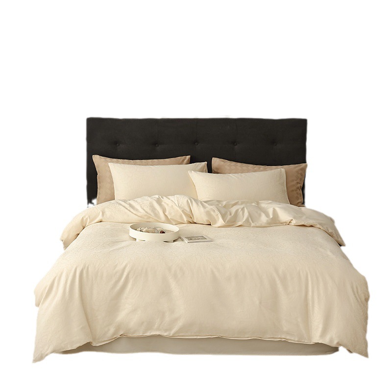Jacquard bedding set made from pure cotton