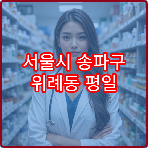 서울시 송파구 위례동 평일 야간 약국 신도시 야간 약국 운영 정보