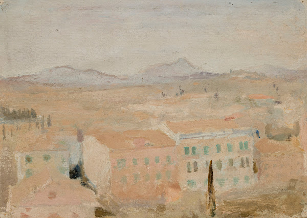 Corfu  view from the balcony From the journey to Greece 1905