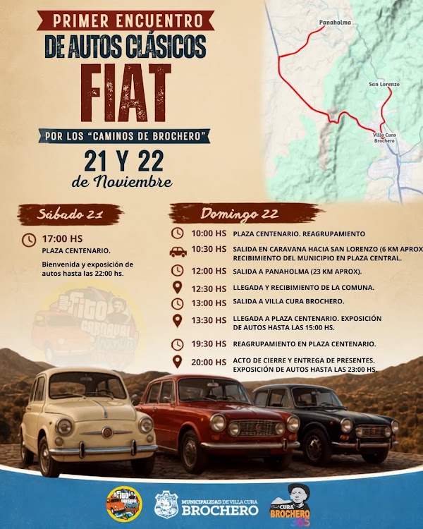 Primer Encuentro de Autos Clásicos FIAT