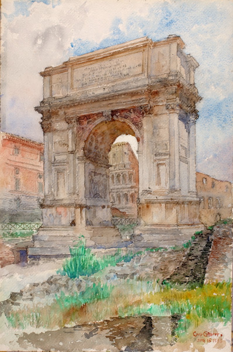 Arch of Titus Rome 1933