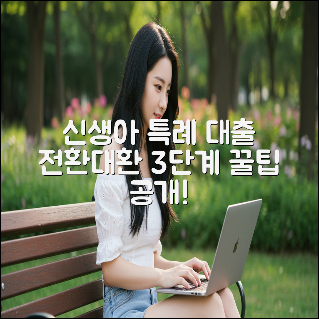 신생아 특례 대출 전환/대환 3단계 가이드