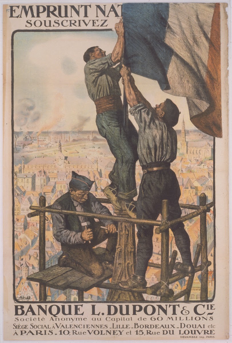 Banque L Dupont  Cie Emprunt Natioanl souscrivez 1920