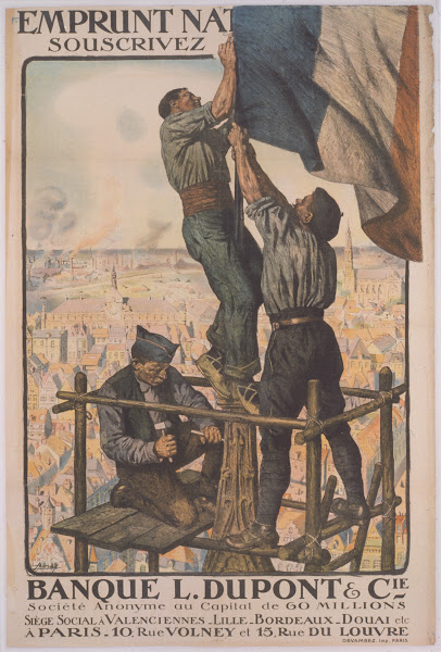 Banque L Dupont  Cie Emprunt Natioanl souscrivez 1920